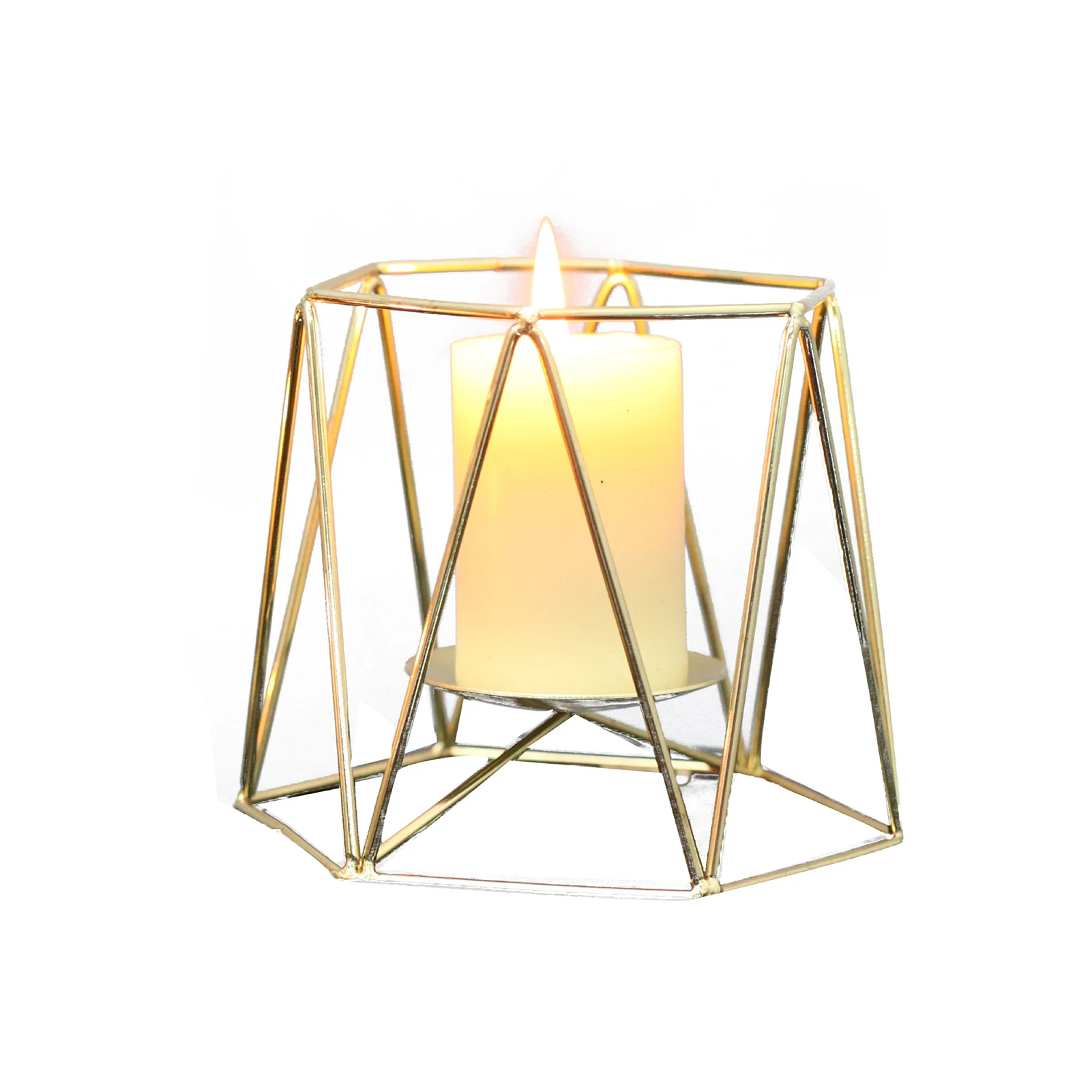 

European Style Metal Candle Holders Luxury Wedding Bar Party Candle Stand Exquisite Candlestick Candelabra Table Home Decoration