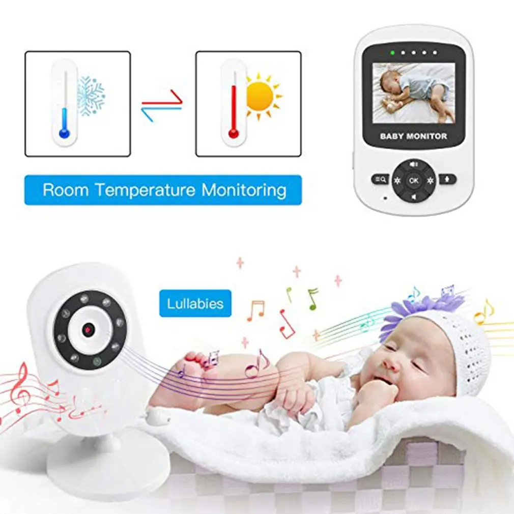 Видеоняня с камерой 1080P цифровой 2 4 ГГц беспроводной видео монитор датчиком