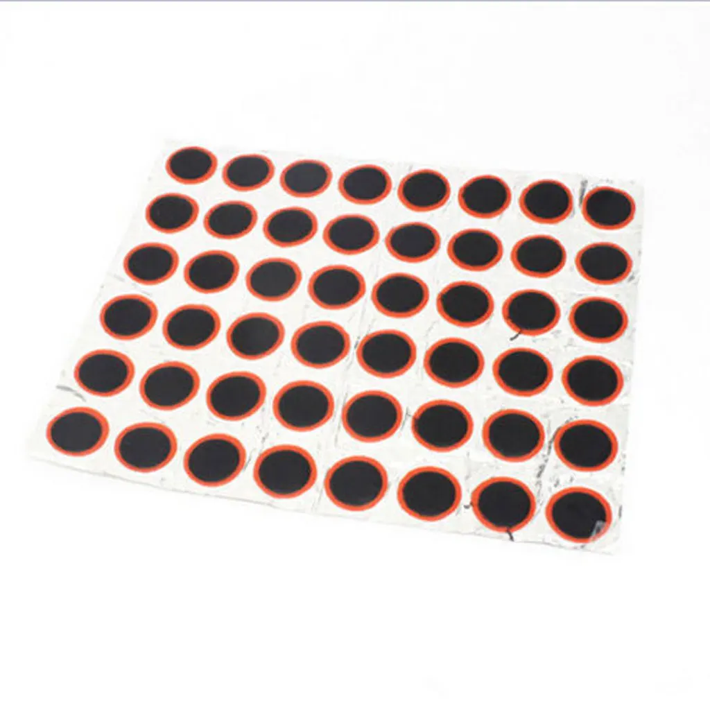 

48 Pieces MTB Road Bike Bicycle Rubber Patch Tire Tyre Puncture Repair 25mm Round