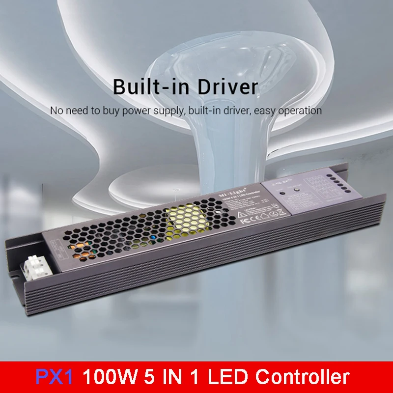 PX1 Miboxer 100 Вт 5 в 1 светодиодный контроллер 2 4G RF/APP/alexa Голосовое управление