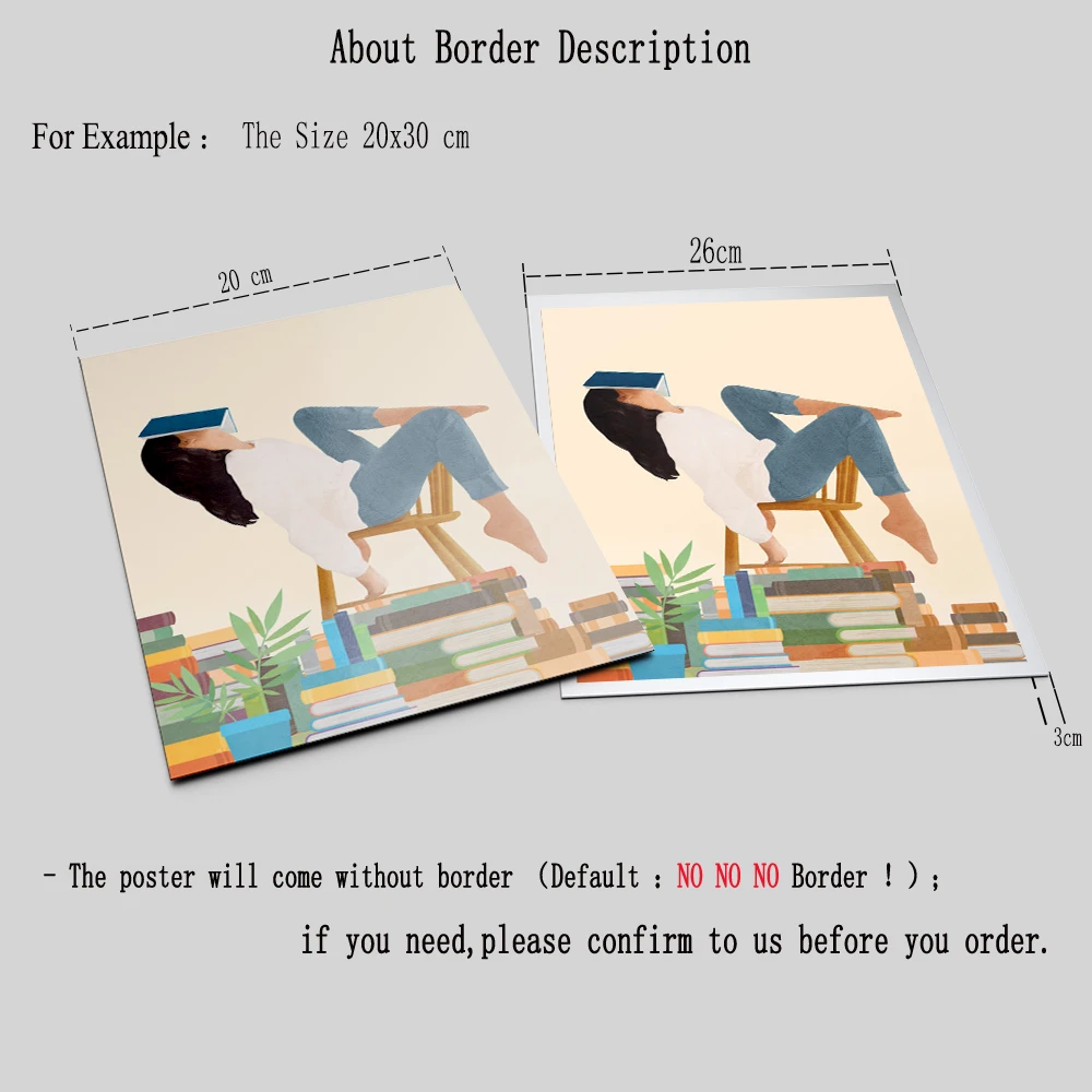 Настенная картина на холсте Абстрактная Бохо девушка книга скандинавские