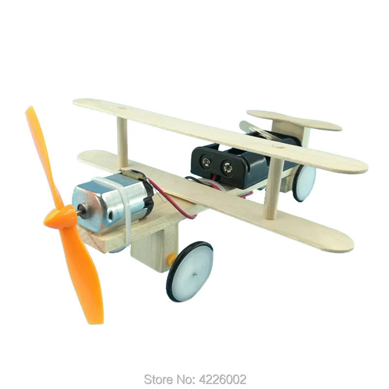 Набор сделай сам самолет автомобиль научный эксперимент Детский Электронный