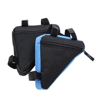 waterproof motorcycle car trunk organizer storage bag triangle motorcycle bag pouch cycling front tube frame bag saddle holder