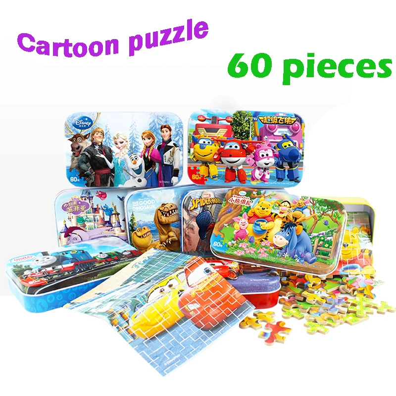 Оригинальная детская деревянная головоломка из мультфильма Диснея Микки