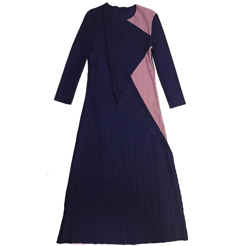 Changpleat 2019 осенние новые женские платья Miyak Плиссированное модное дизайнерское