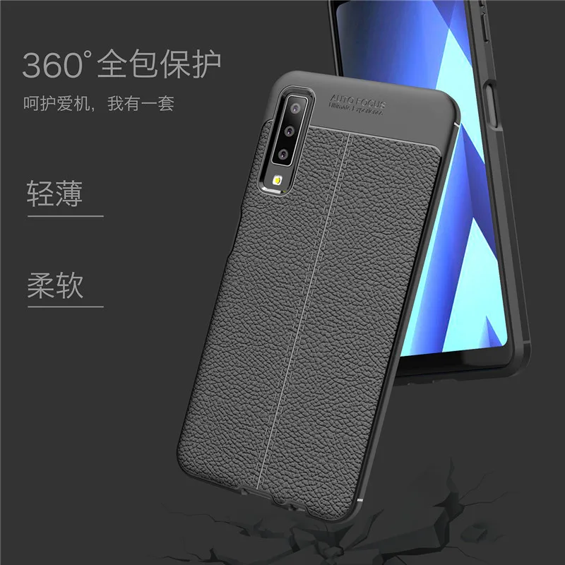 Силиконовый резиновый чехол для телефона Samsung Galaxy A7 2018 A750 | Мобильные телефоны и