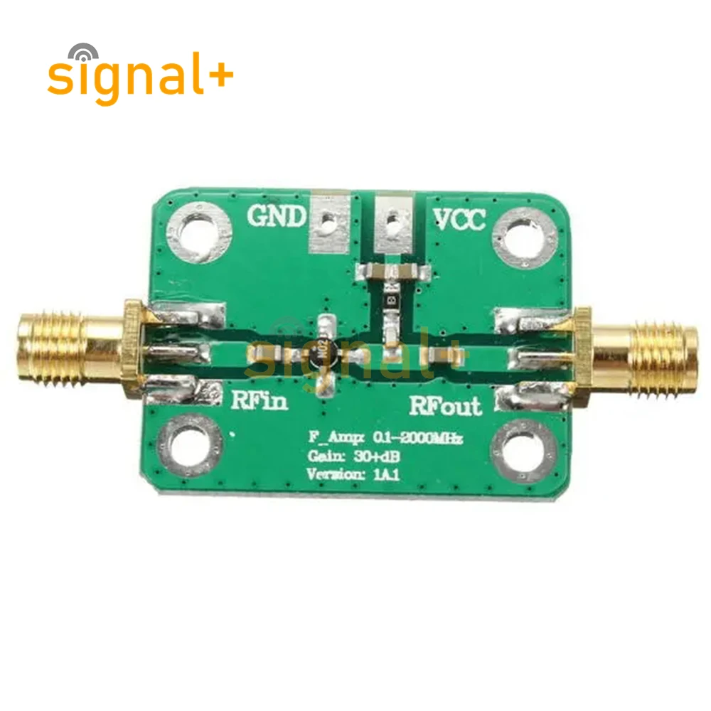 0 1 2000 МГц RF широкополосный малошумящий усилитель LNA 30db 60dB РЧ МШУ ~ 2 ГГц|Датчики| |