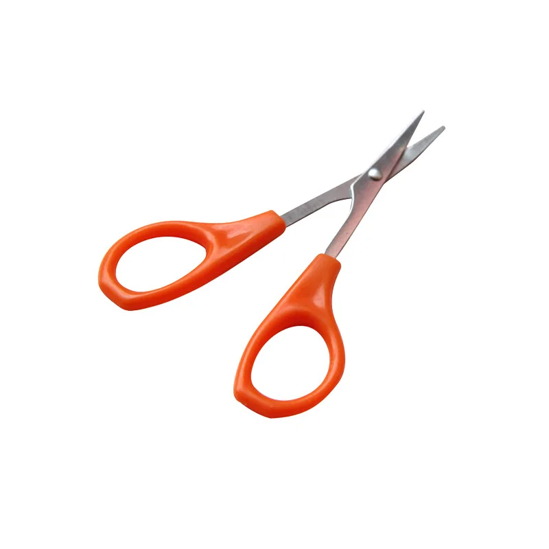 Прочные ножницы для макияжа брови ресницы нос обрезка волос из нержавеющей стали