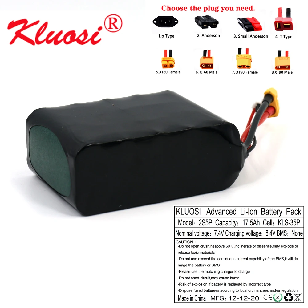kluosi 74 v 17 5ah 18ah 2s5p 84 v высокая ёмкость бла б
