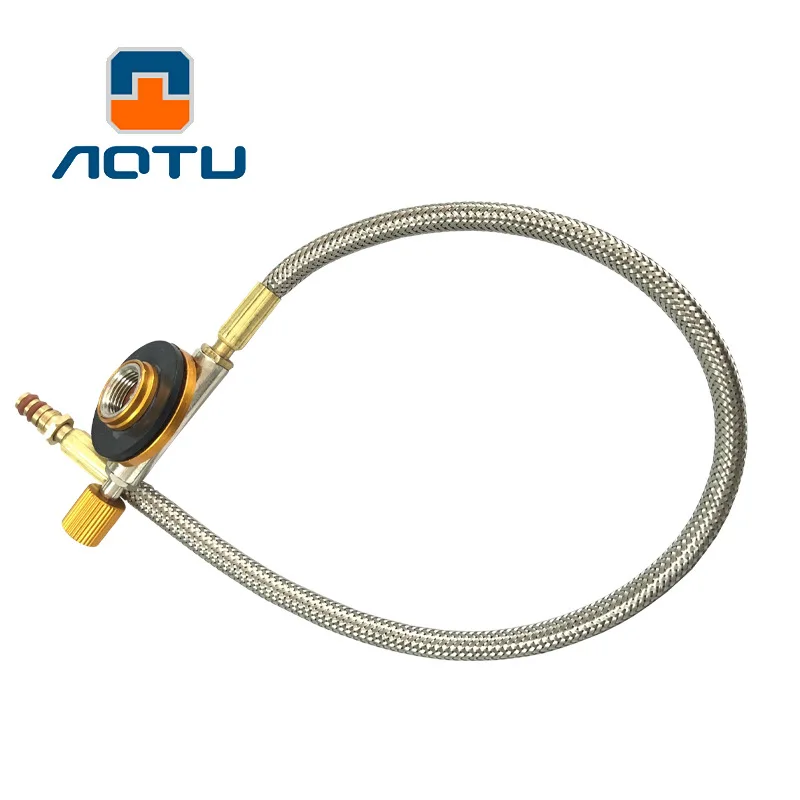 

Outdoor Gas Stove Camping Stove Control valve Propane Refill Adapter Burner LPG Flat Cylinder tank Coupler Bottle Adapter kit