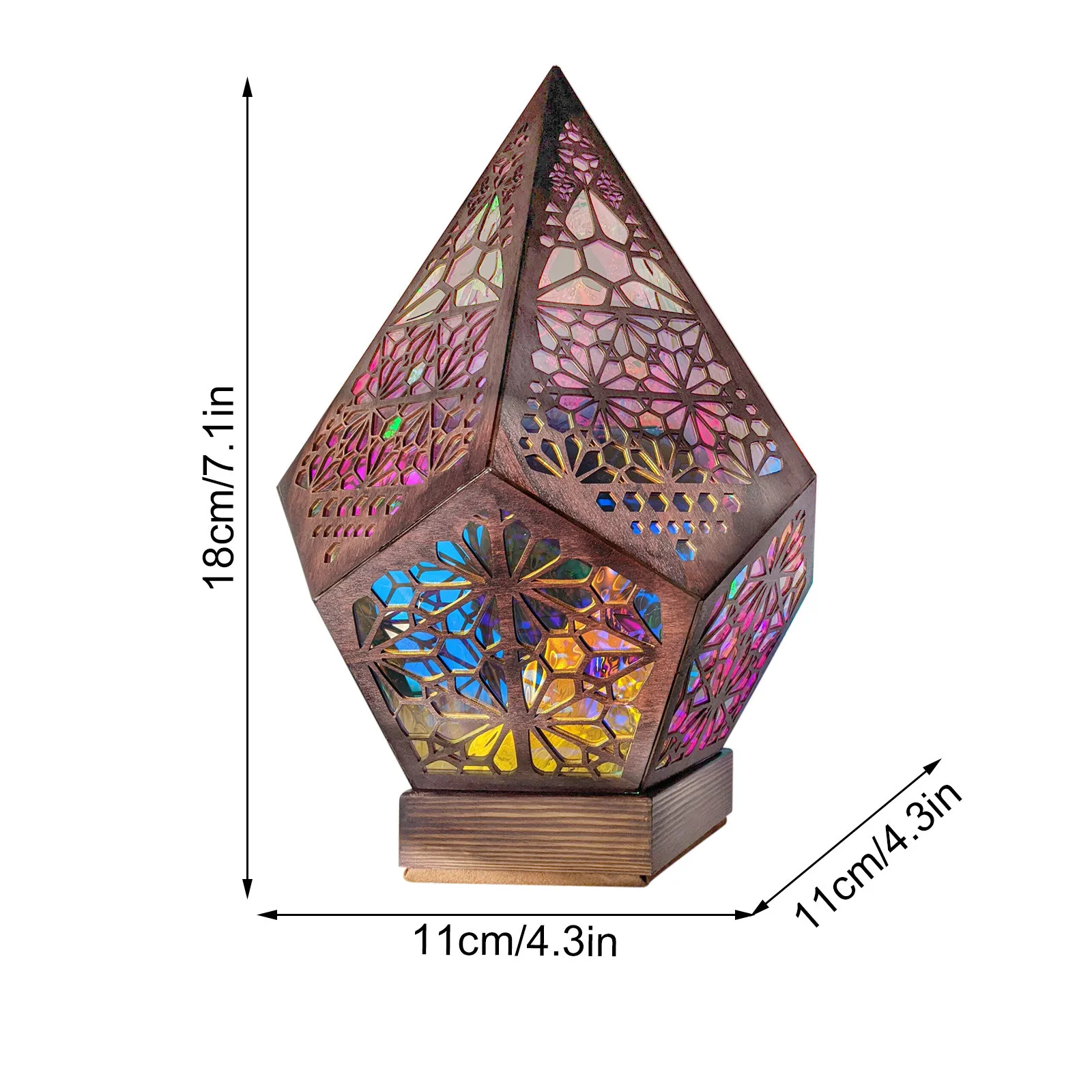 Большая Напольная Лампа Polar Star на батарейках бронзовый декоративный