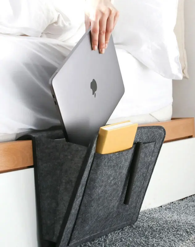 Прикроватная подвесная сумка для хранения дивана фетровая карманная домашняя