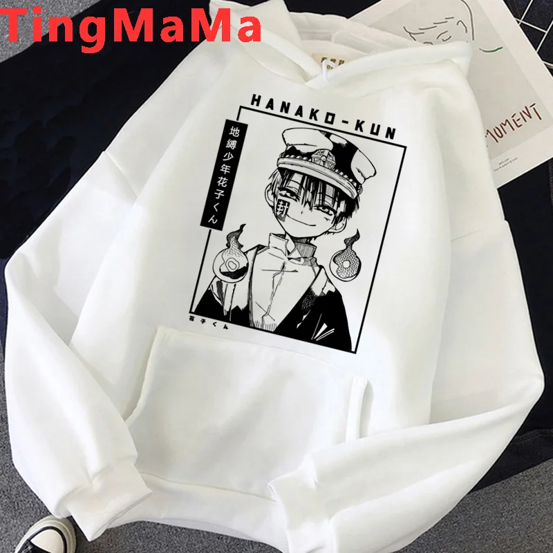 

Худи Hanako Kun, Мужская Уличная одежда в стиле Харадзюку, мужская толстовка с капюшоном и графическим принтом