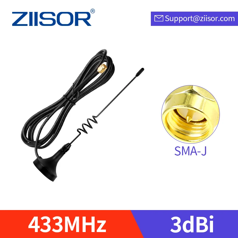 433 МГц штыревая антенна образный магнитное основание антенны м Беспроводной