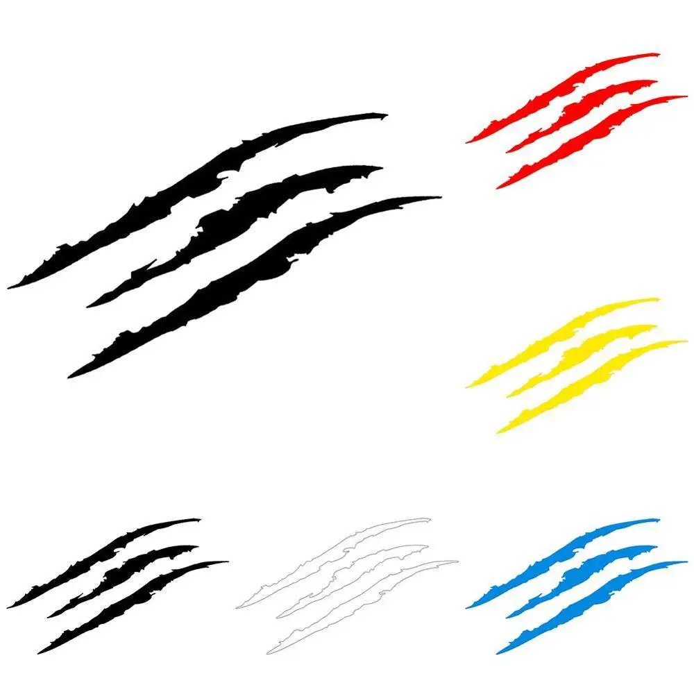 40 см х 12 автомобильная наклейка отражающие царапины полосатые следы украшение