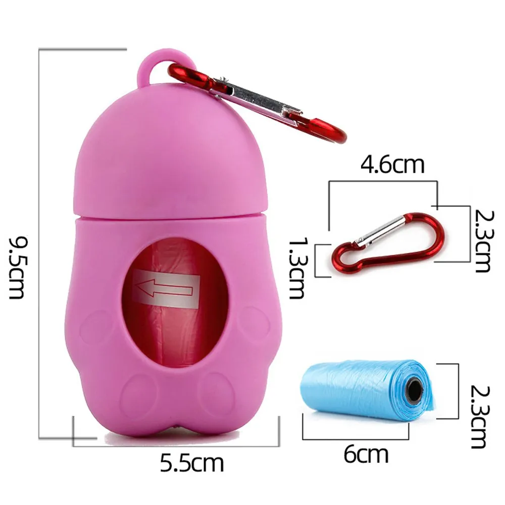 

Practical Pet Dog Poop Bag Dispenser Waste Garbage Holder Dispensers Poop Bags Set Dogs Trash Pets Clean Accessories