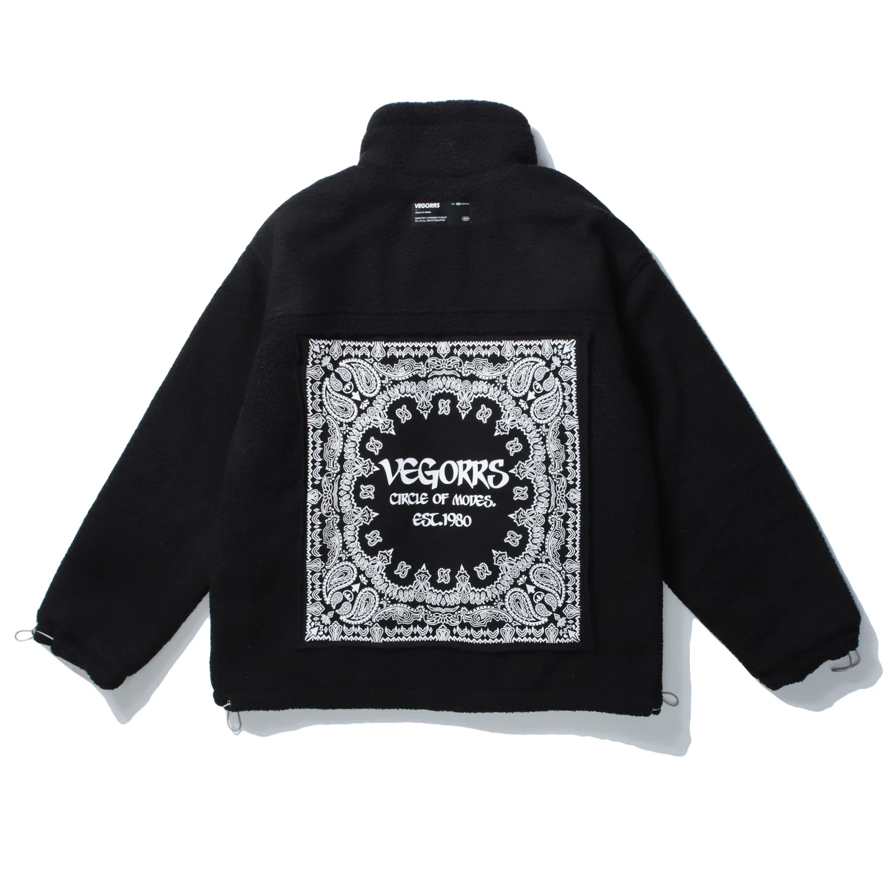 LACIBLE/парка в стиле хип-хоп из овечьей шерсти пэчворк Мужская уличная куртка ретро