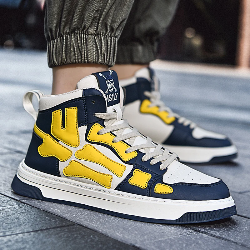 

2021 New Men Boots Military Boots Men Winter Ankle Lightweight Shoes Men PU Leather Waterproof Lace Up Spring Casual Non Slip