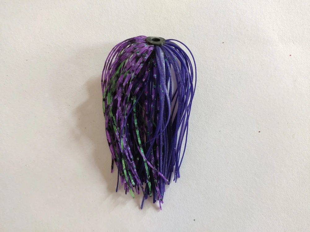 8 Пряди Ков 50 нитей Силиконовые юбки проволочные рыболовные аксессуары для Buzzbait