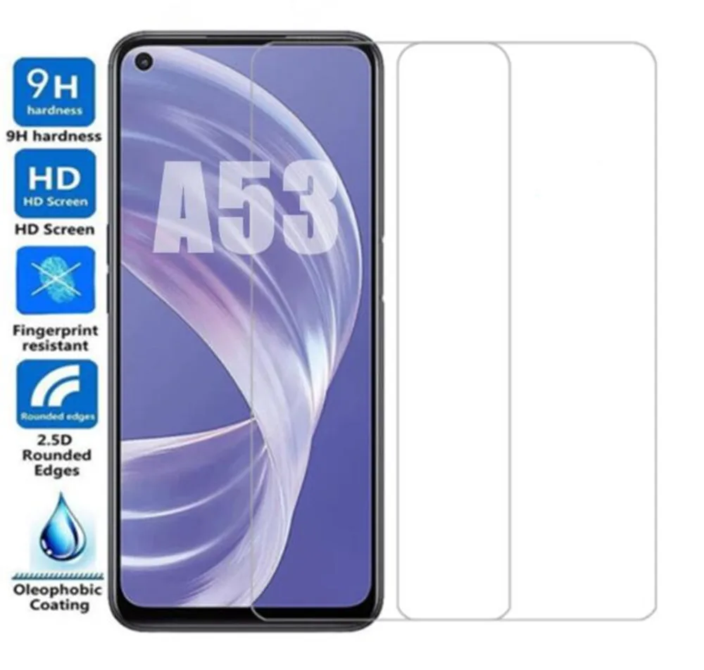 

9H SmartPhone Tempered Glass For Oppo A53 A 53 5G Safety Screen Protector on oppo a53 4g Explosion Proof Protective Glass