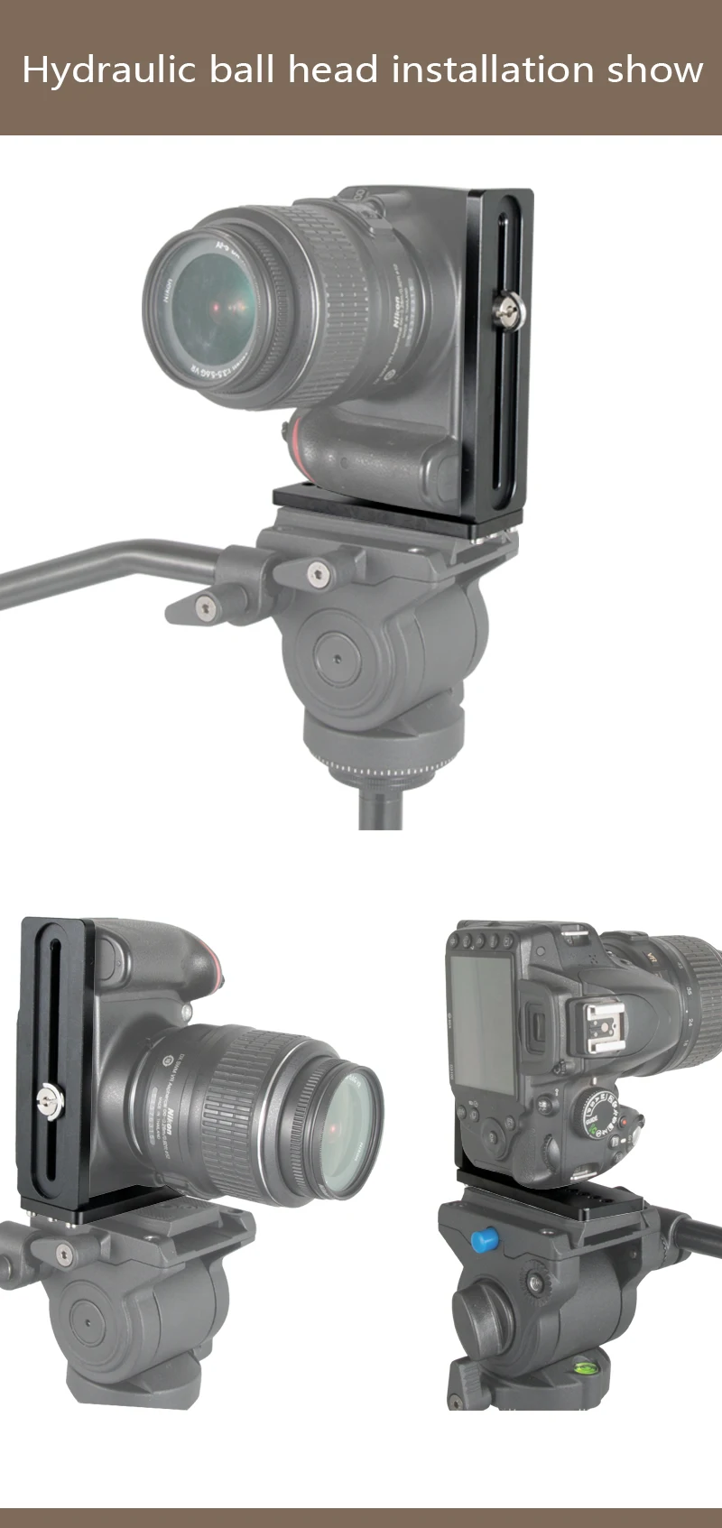 BEXIN штатив dslr камера arca swiss быстросъемная l-образная пластина l-образный кронштейн держатель рукоятка с винтом 1/4 для canon nikon sony