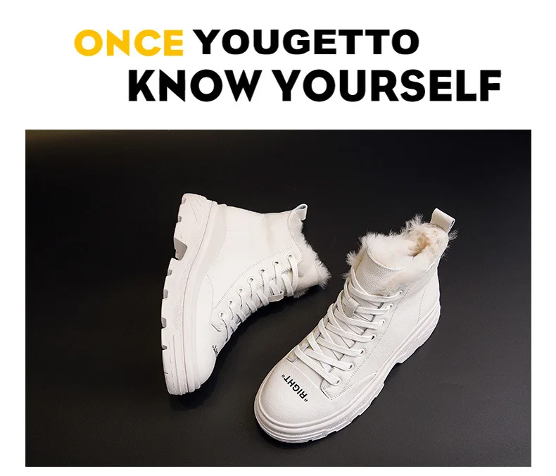 Women Boots Soft Genuine Leather Outdoor Shoes Motorcycle Street Outdoor Style Girls High Tube Boots Women Shoes Snow Boot