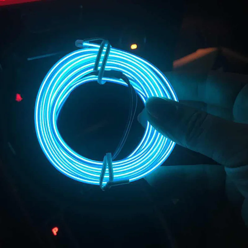 Аксессуары для интерьера автомобиля светодиодная холодная подсветка 3 м Acura Honda CRV