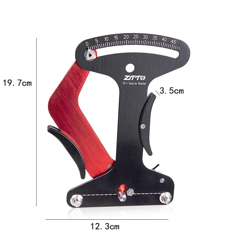 

Bike Bicycle Spoke Tension Meter Gauge Measurement Adjuster Test 7075 Aluminium Alloy Bicycle Spoke Repair Gear Tool
