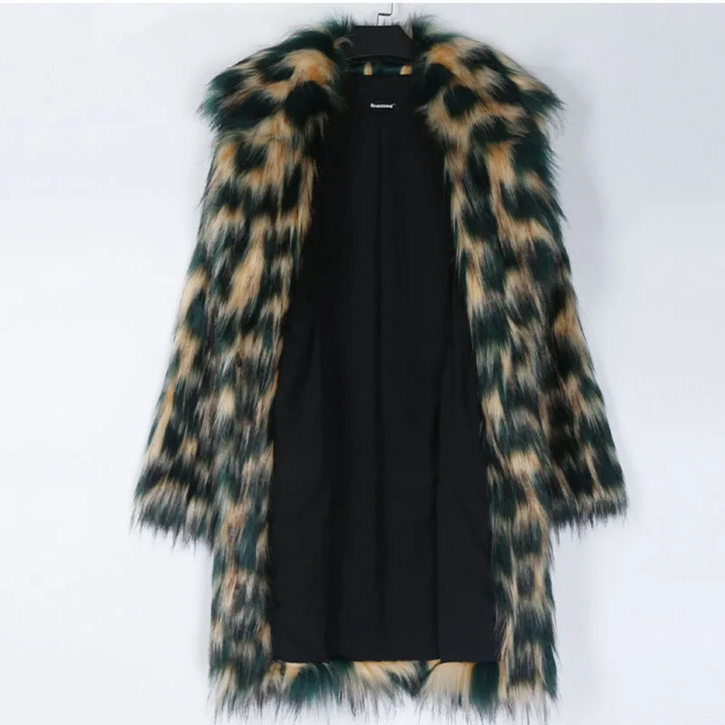 

Женское зимнее пальто из искусственного меха, элегантное Свободное пальто из искусственного лисьего меха разных цветов, 2021