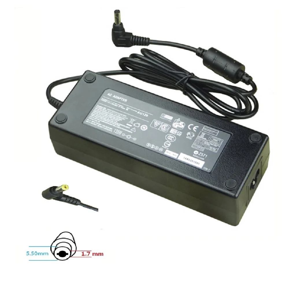 Ноутбук Adapter19V 7.1A 135W для Acer Predator Helios 300 PH317 52 51M6 ADP 135KB Aspire V Nitro VN7 792G 74Q4 AC адаптер