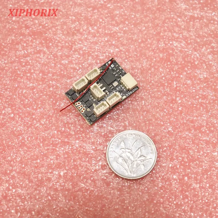 Совместимость мульти протокол Поддержка телеме 2 4G микро 6 канальный приемник