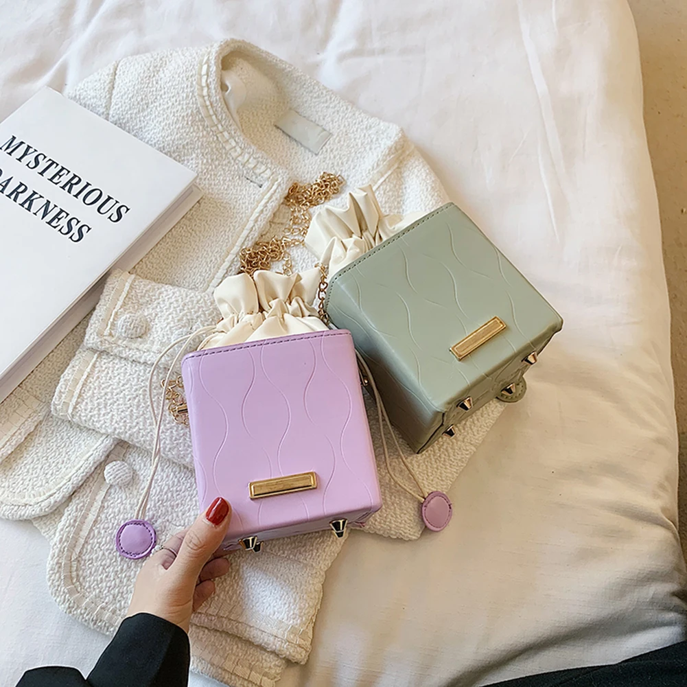 

Сумка кросс-боди Женская из экокожи, на шнурке