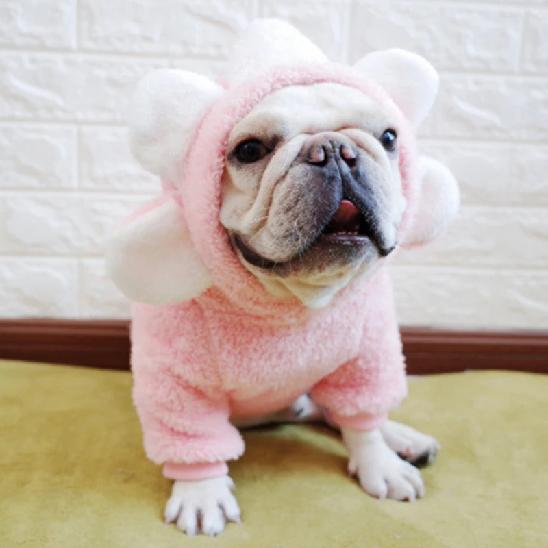 Зимняя одежда для собак костюм мягкое флисовое пальто теплая домашних животных