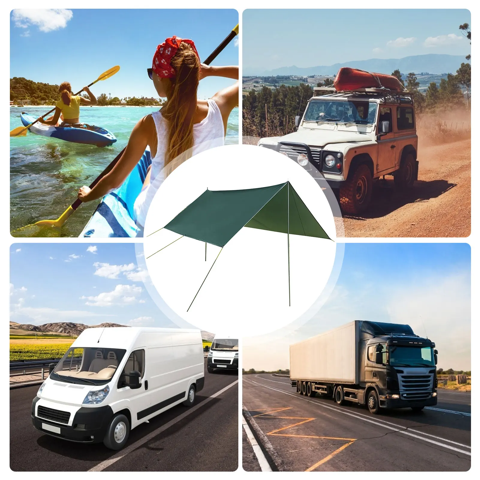 

Car side awning SUV car side tent side tent canopy outdoor wind and rain canopy awning tent