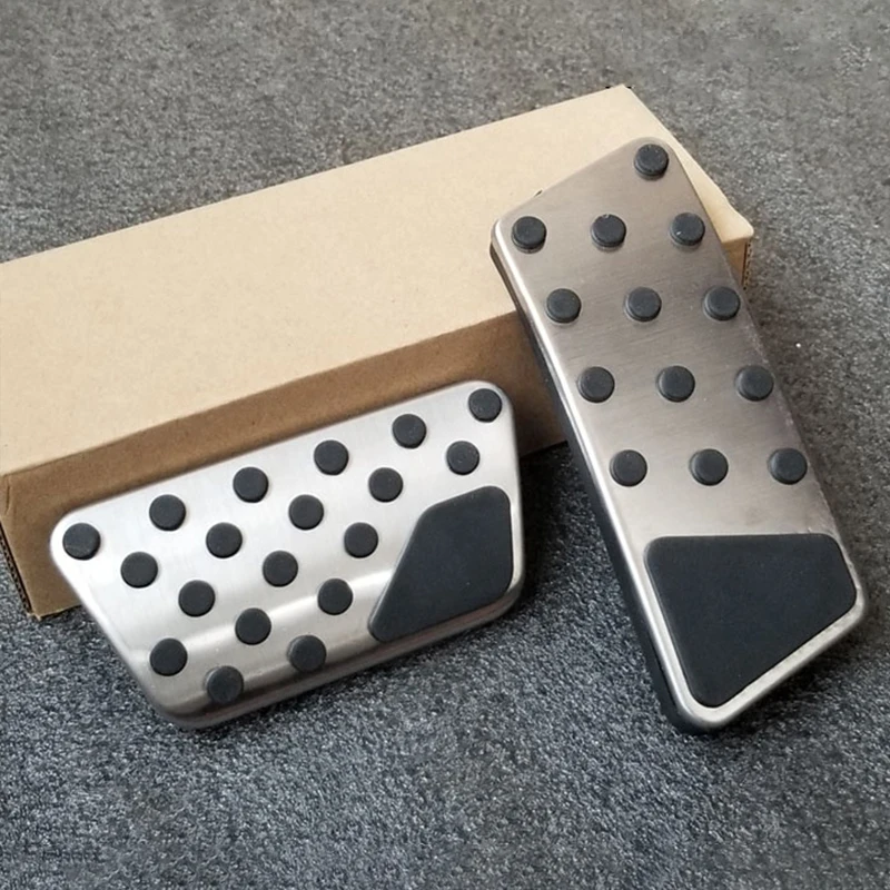 Алюминий автомобиля педаль акселератора педали тормоза нескользящие накладки