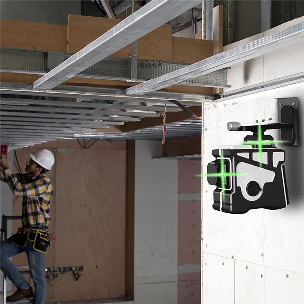 

Laser Level 12 Lines 3D Self-Leveling 360 Horizontal And Vertical Cross Super Powerful Green Laser Beam Line