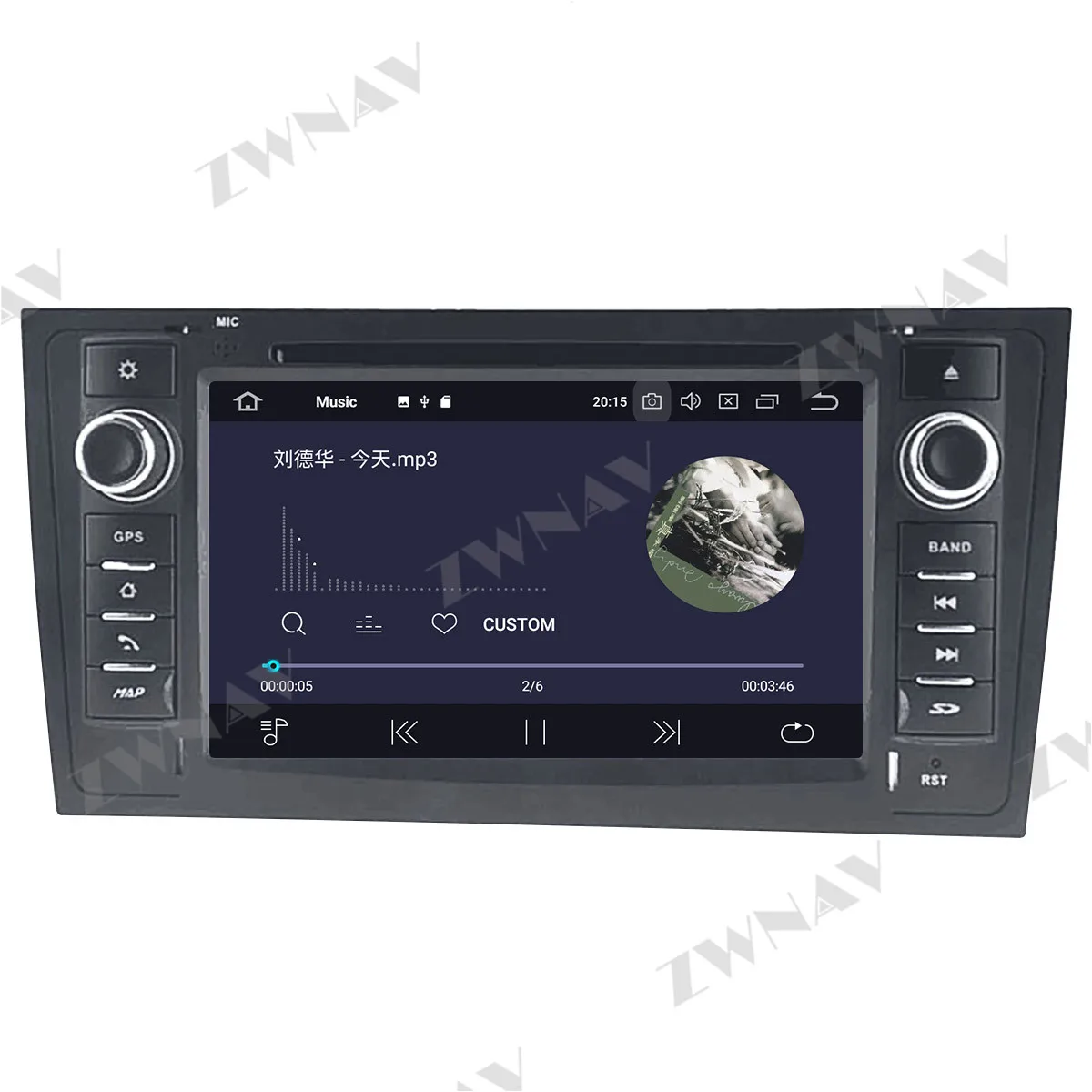 Мультимедийный плеер для AUDI A6 Android 10 0 4 + 64 дюйма с GPS радио IPS