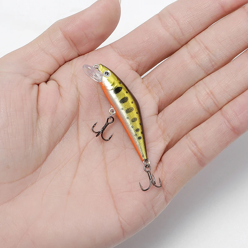 

55mm 3.4g Fishing Lure Deep Diving Mini Parts Crankbait Minnow Wobblers Bandit Lure Deep Hard Minnow Bait Lure Truite 2020 New