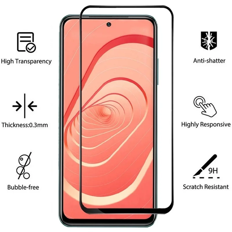 

Защитное стекло с полным покрытием для Xiaomi Redmi Note 10, 9, 8, 7, Redmi Note 10, 9, 8, 7, закаленное стекло, пленка 9H, 999D