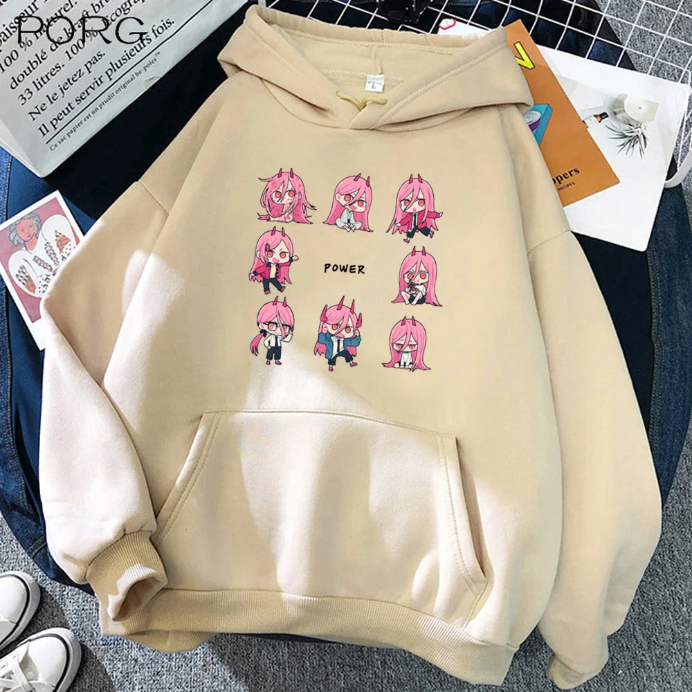

Chainsaw Man Pullover Power Hoodie Loose and Casual Unisex Hoodie