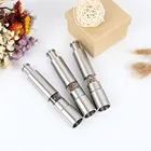 Ручная кухонная мельница для соли и перца, измельчитель для специй из нержавеющей стали с большим упором, портативный бытовой измельчитель для специй и перца