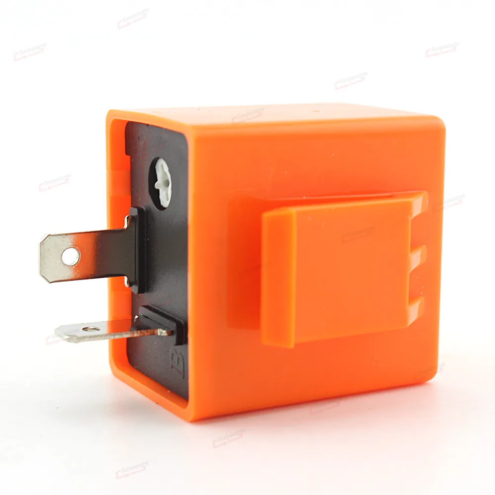 Универсальный 12V 2Pin Регулируемая частота Светодиодный проблесковый маячок реле