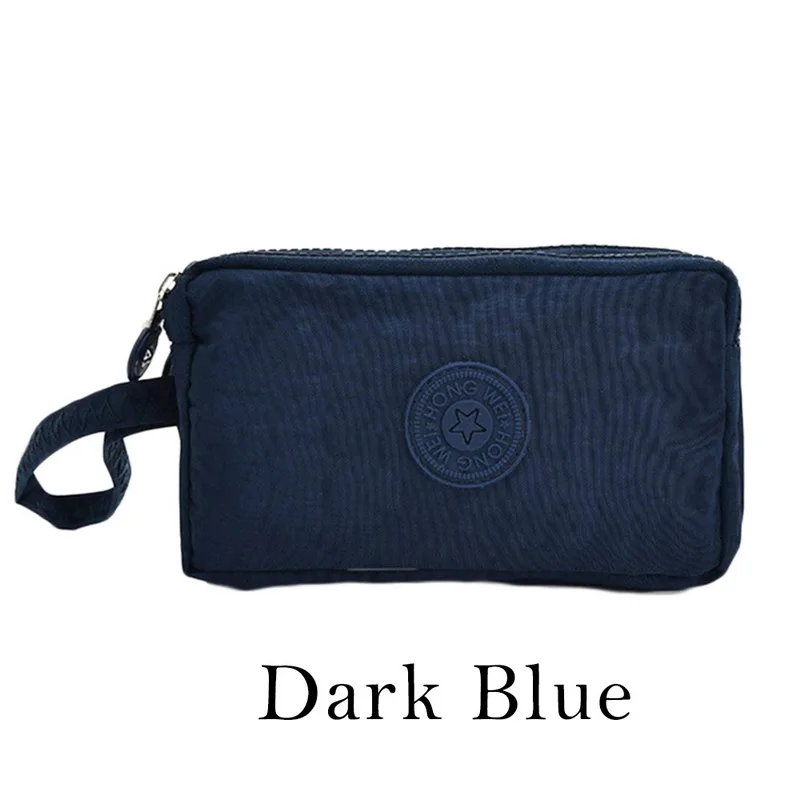 Dark Blue Женский кошелек, женский холщовый клатч, держатель для карт, Длинный кошелек, вечерняя сумочка, Женский кошелек для монет - Цвет: Dark Blue