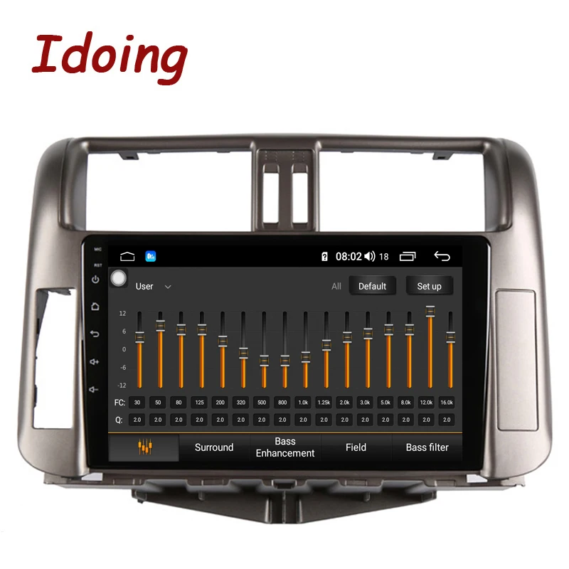 Автомагнитола Idoing 9 дюймов 4 Гб + 64 ГБ мультимедийный видеоплеер на android