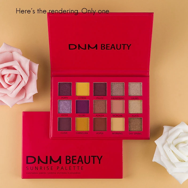 

DNM Makeup Matte Eyeshadow Palette 15 Colors Anti-Oxidation Cosmetic Metallic Diamond Eyeshadow Eye Makeup Shadow Pigment