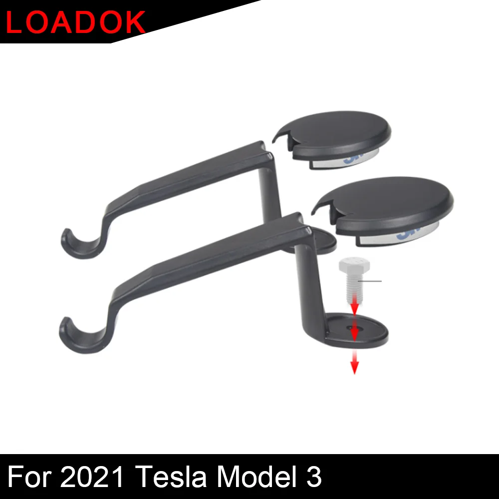 

2021 For Tesla Model 3 front spare box hook front cover hook modification accessories storage upgrade