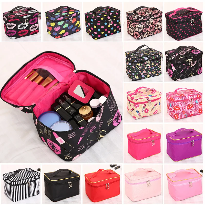 

Large Capacity Color Butyl Cartoon Makeup Makeup Bag To Receive Portable Cosmetic Wash Gargle Bag Wholesale custom portable