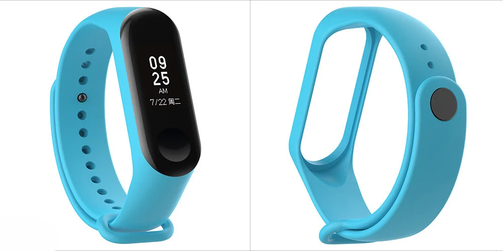 Мягкий силиконовый ремешок для часов для Xiaomi Mi, 4 ремешка для Xiaomi Mi, 3 ремешка для наручных часов, браслет для 116 м3 плюс, умные часы