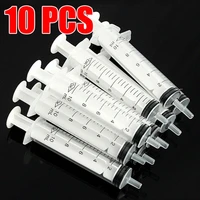 10pcs 10ml plastic nutrient syringe hydroponic measure disposable sampler injector for measuring nutrient hydroponics