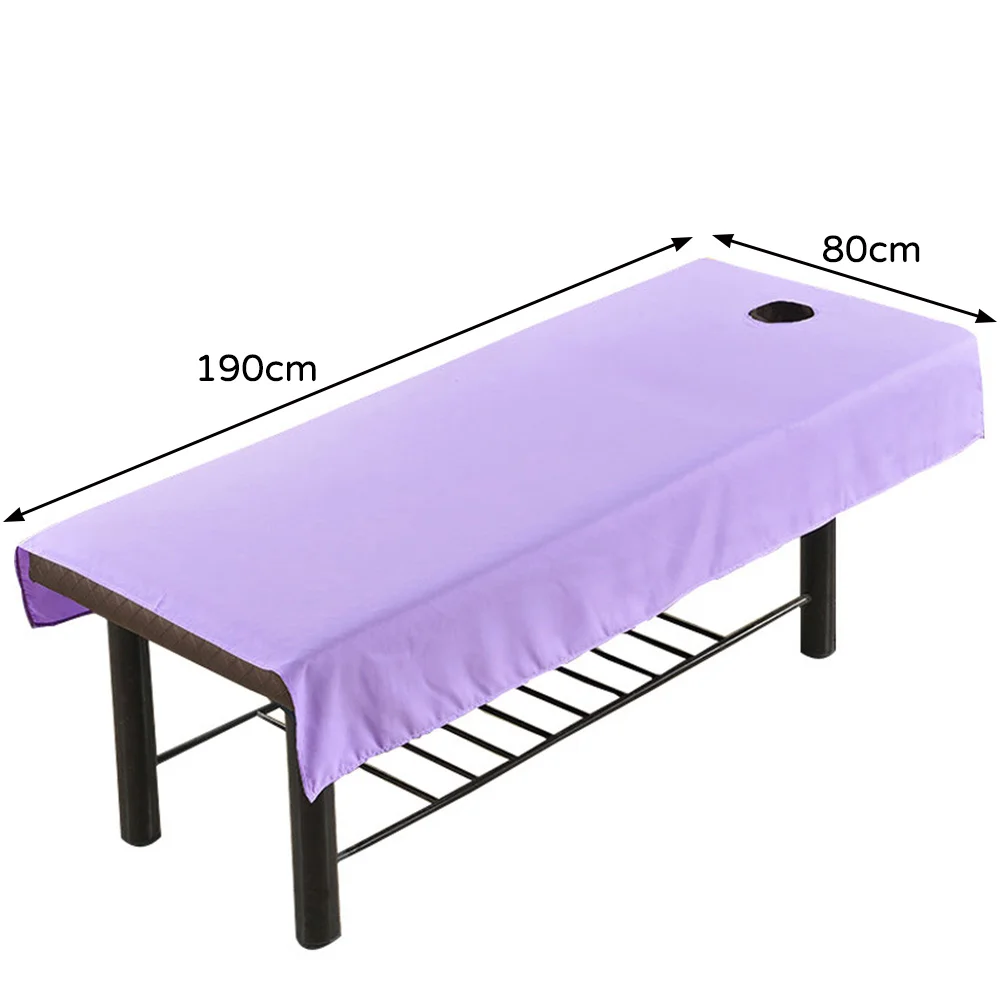 

Waterproof Beauty Salon Bed Sheet SPA Massage Table Bed Cover Salon Hotel Good Beauty Care Accessories with Face Hole